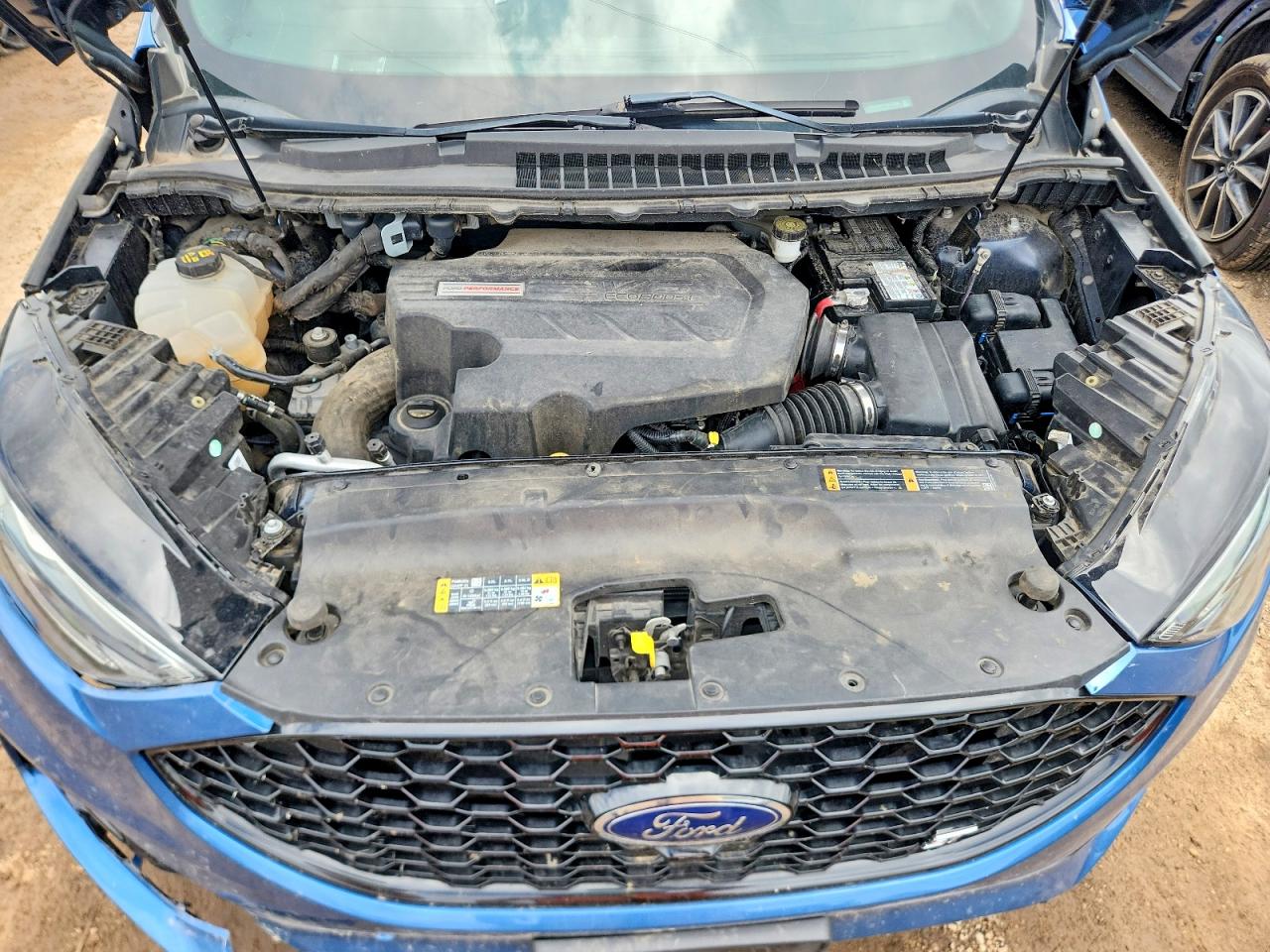 2019 Ford Edge St Blue vin: 2FMPK4AP1KBC22068