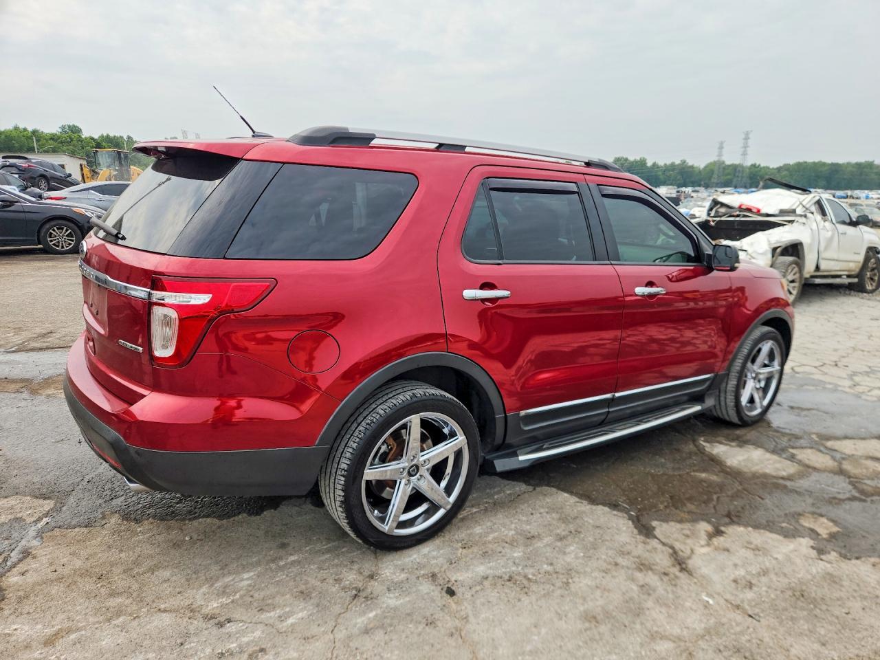 2013 Ford Explorer Xlt Красный vin: 1FM5K7D83DGA96319