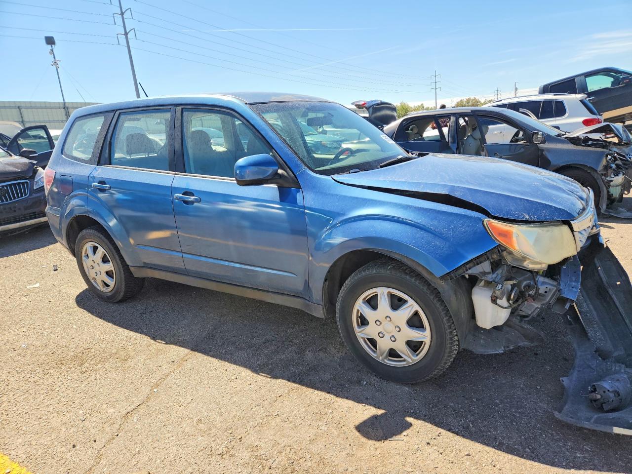 2009 Subaru Forester 2.5x Blue vin: JF2SH61639H777442
