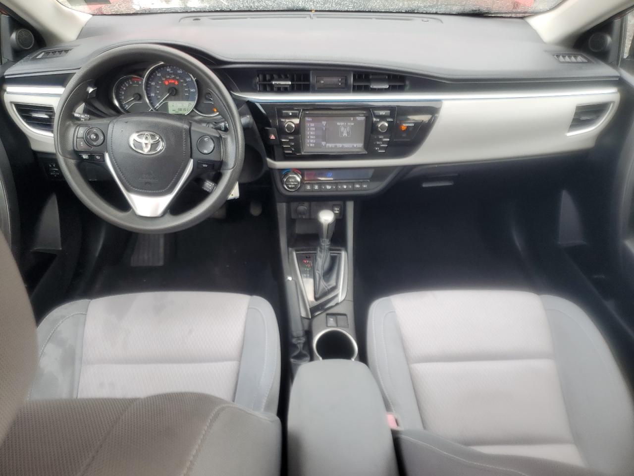 2015 Toyota Corolla Le Red vin: 5YFBURHE7FP257804