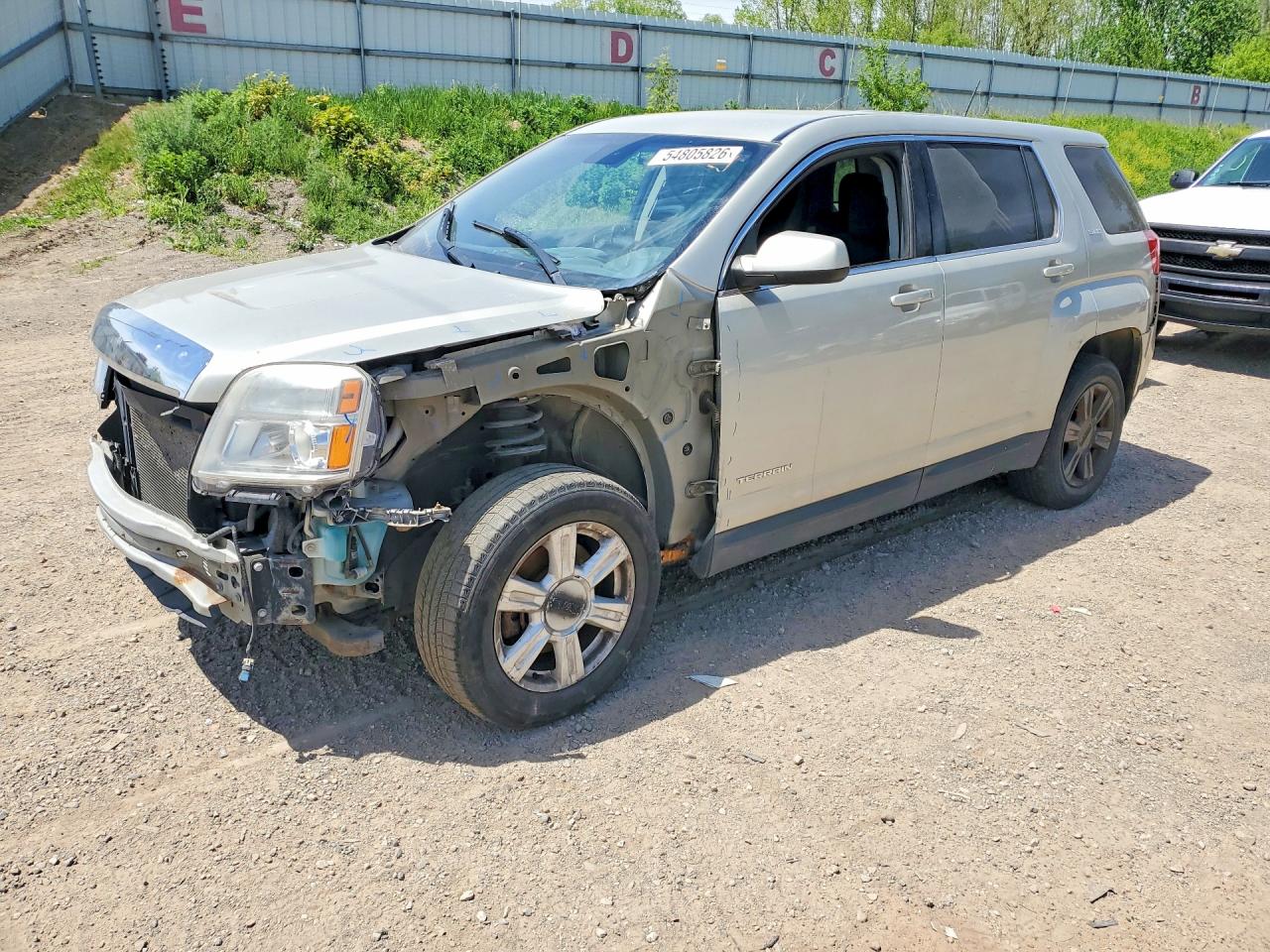 2015 Gmc Terrain Sle Gray vin: 2GKFLVEK4F6416775