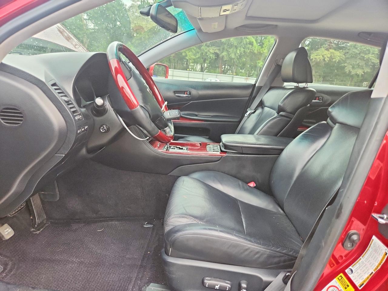 2007 Lexus Gs 450h Red vin: JTHBC96S375006707
