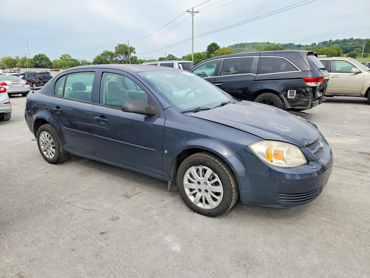 2009 Chevrolet Cobalt Ls Blue vin: 1G1AS58H997169730