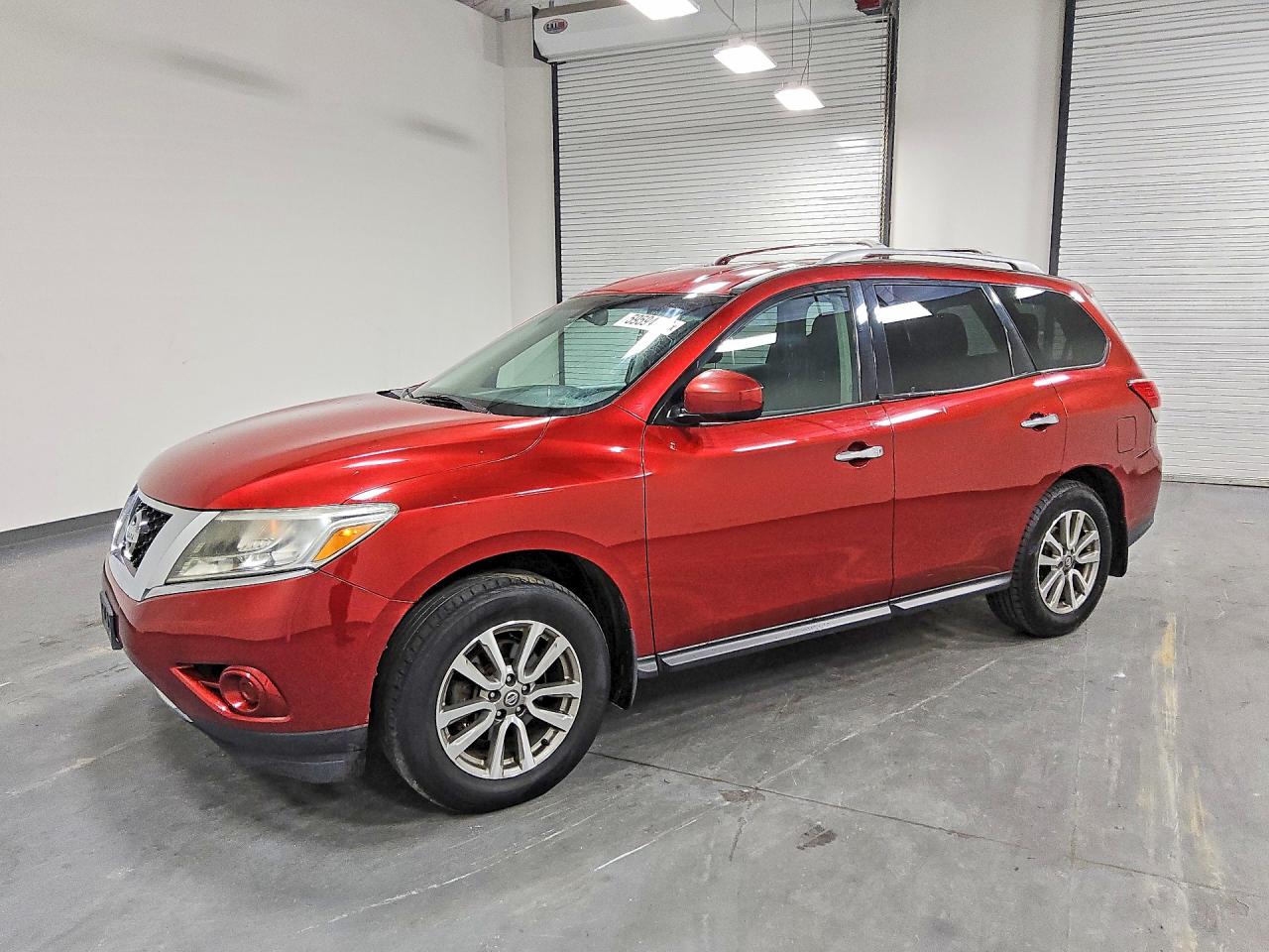 2013 Nissan Pathfinder S Red vin: 5N1AR2MM8DC603457