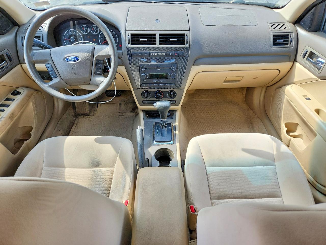 2007 Ford Fusion Se Beige vin: 3FAHP07167R208140