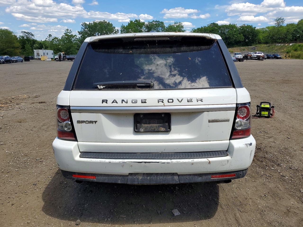 2012 Land Rover Range Rover Sport Hse Luxury Белый vin: SALSK2D40CA751537