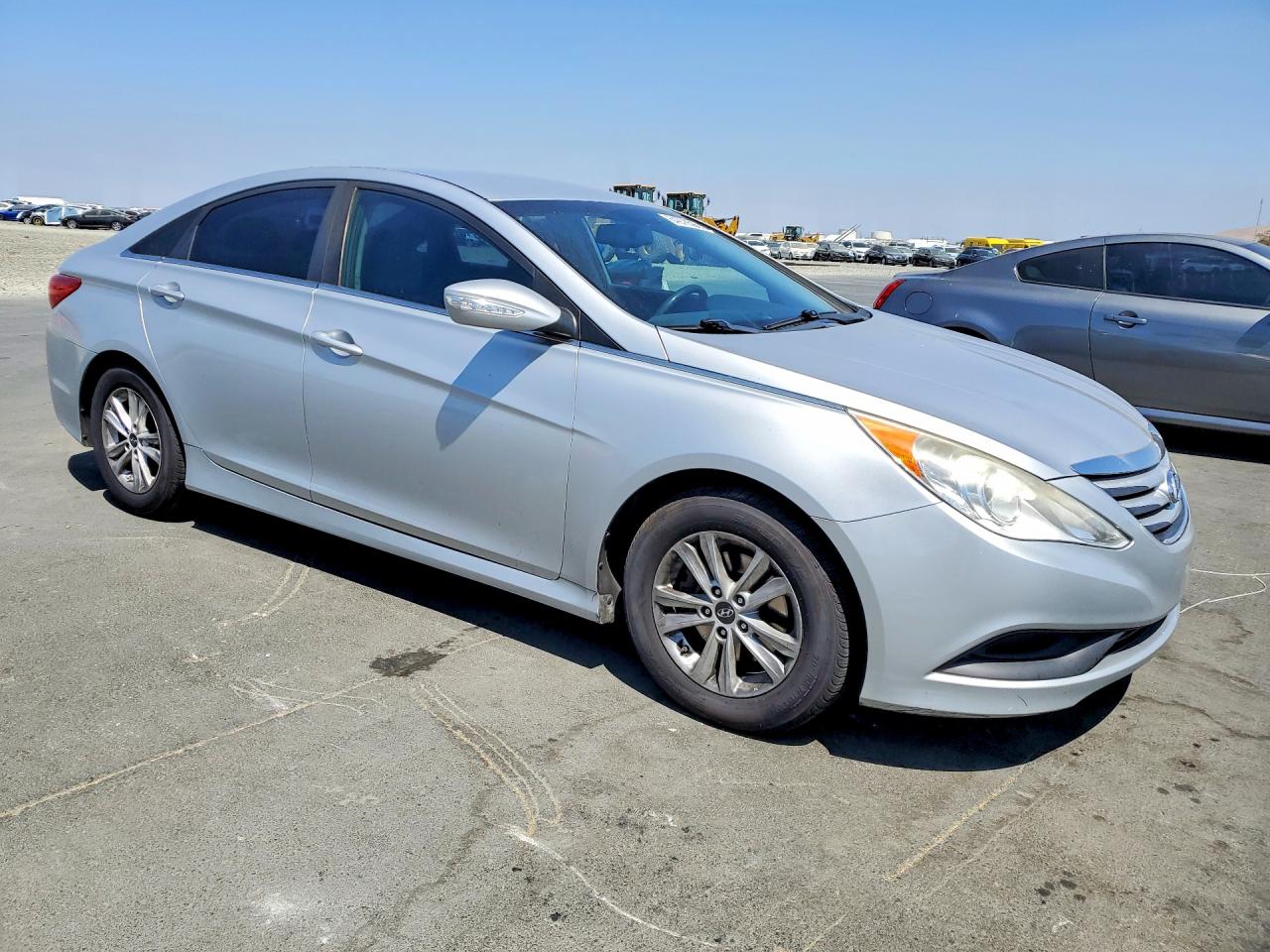 2014 Hyundai Sonata Gls Silver vin: 5NPEB4AC7EH935512