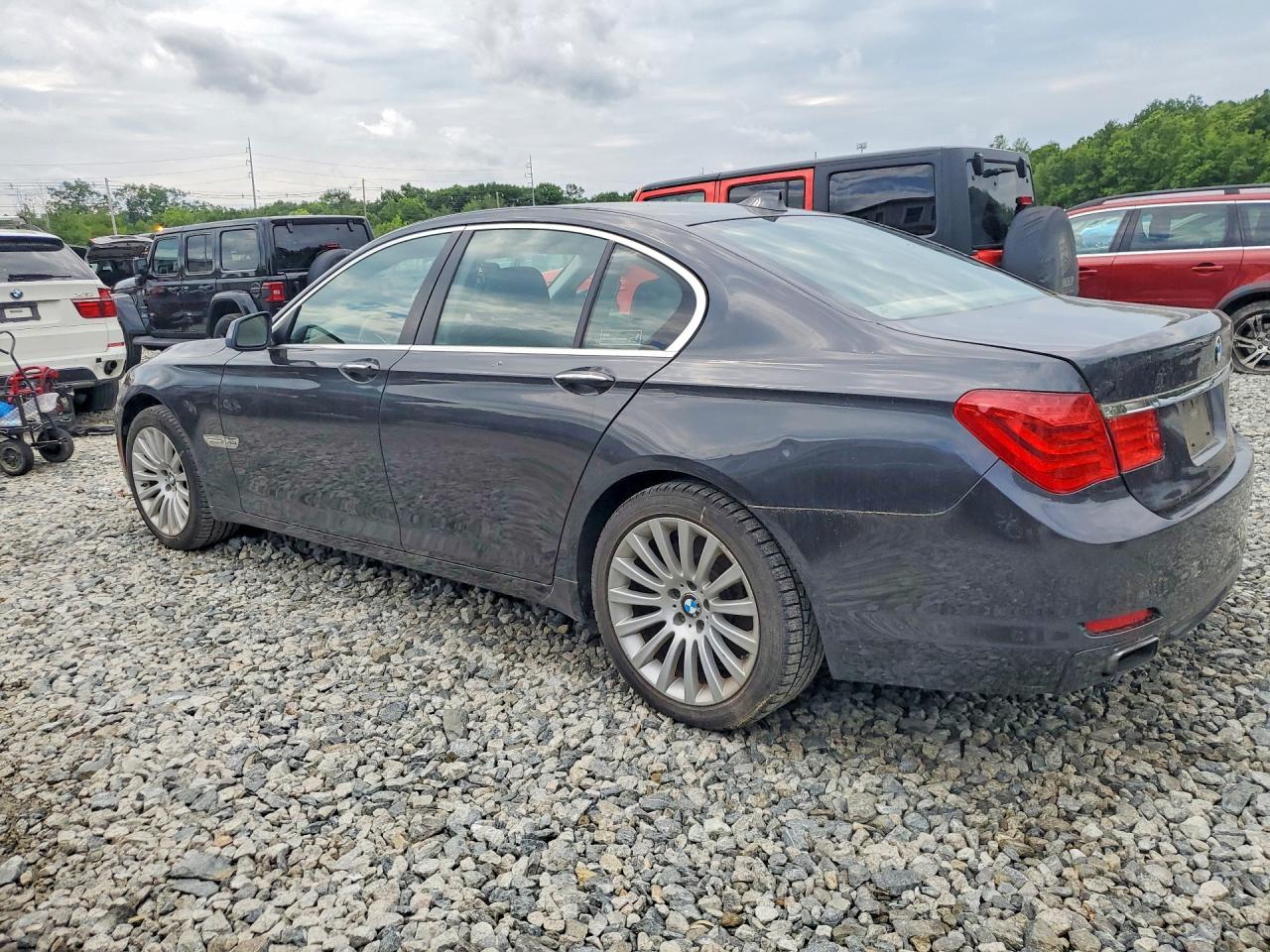2012 Bmw 750 Xi Gray vin: WBAKC6C56CC396185