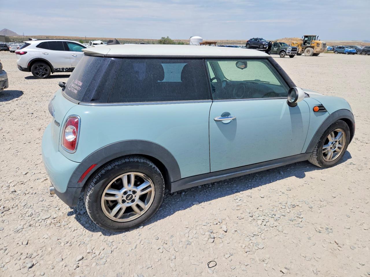 2011 Mini Cooper Синий vin: WMWSU3C51BT096323