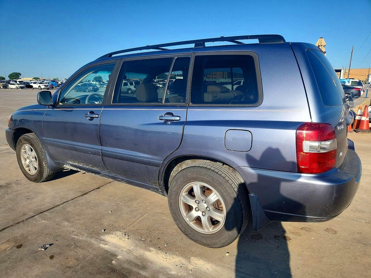 2006 Toyota Highlander Limited Blue vin: JTEGP21A760097943
