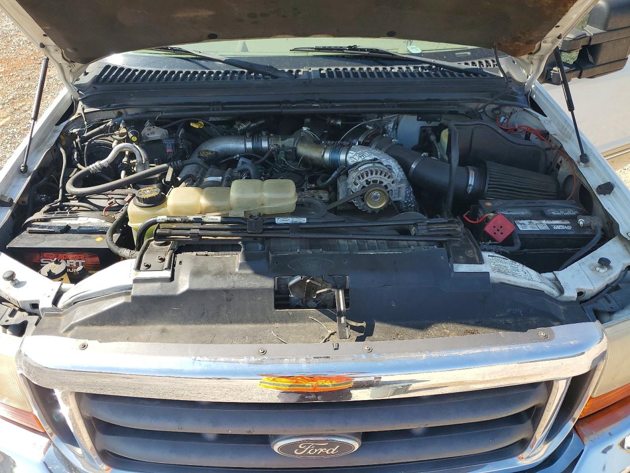 2000 Ford F350 Srw Super Duty White vin: 1FTSX31F5YEB43291