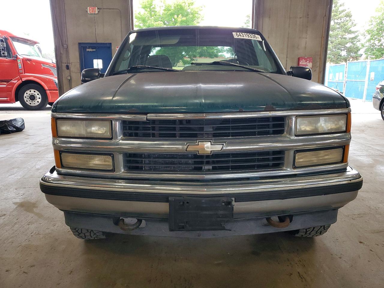 1995 Chevrolet Gmt-400 K1500 Green vin: 2GCEK19K7S1258078