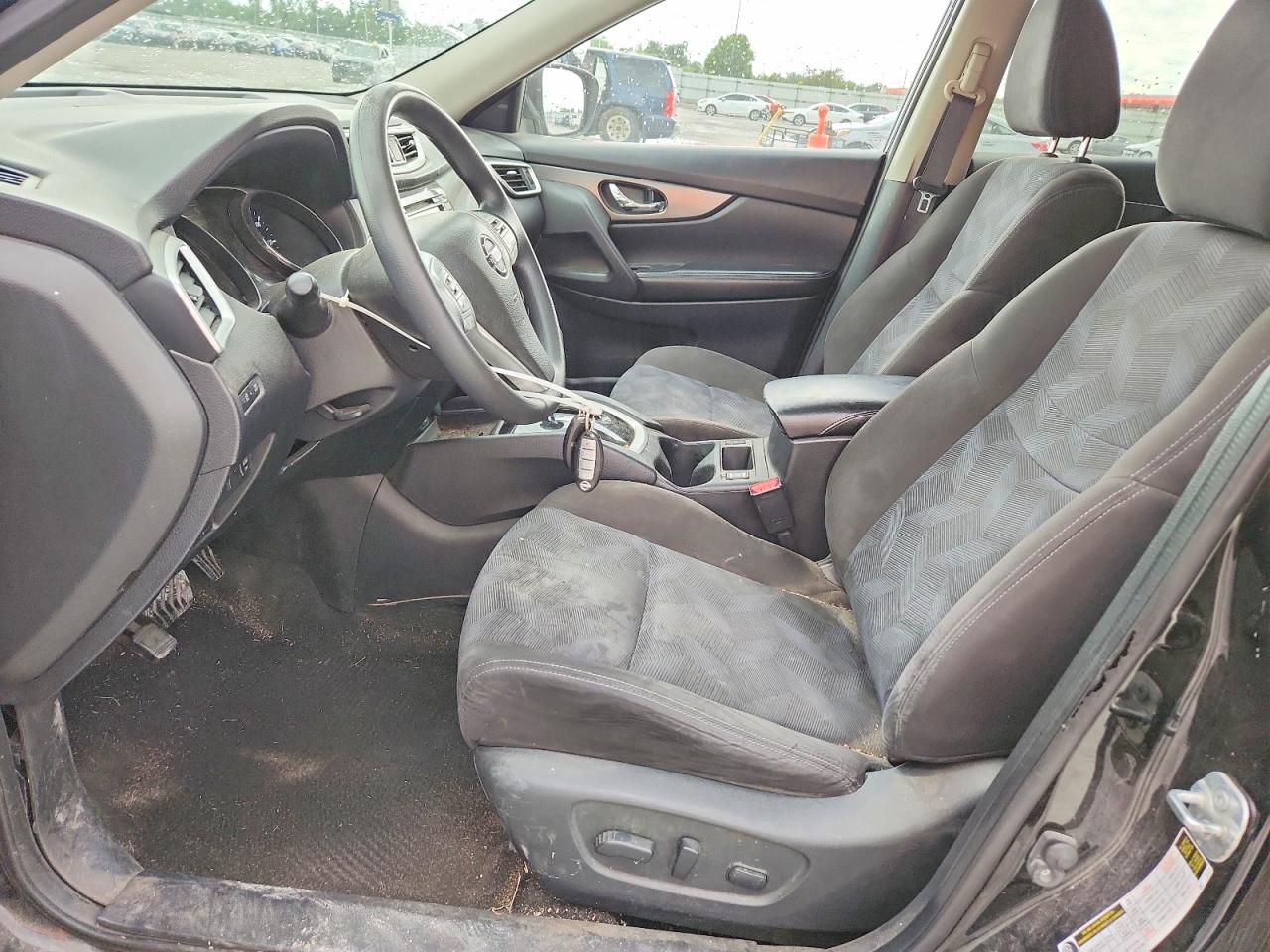 2015 Nissan Rogue Sv Black vin: KNMAT2MVXFP588096