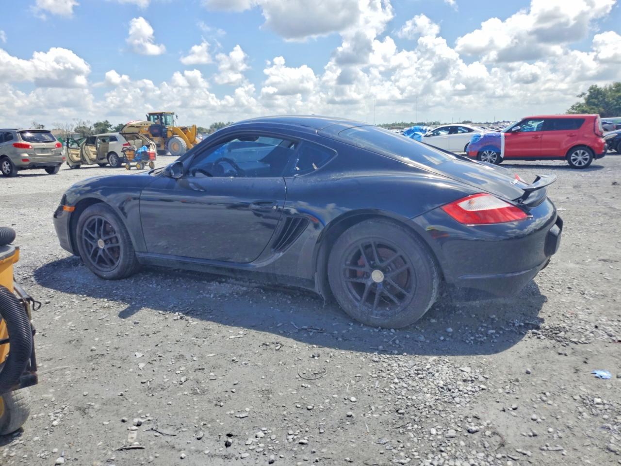 2008 Porsche Cayman Black vin: WP0AA29828U762336