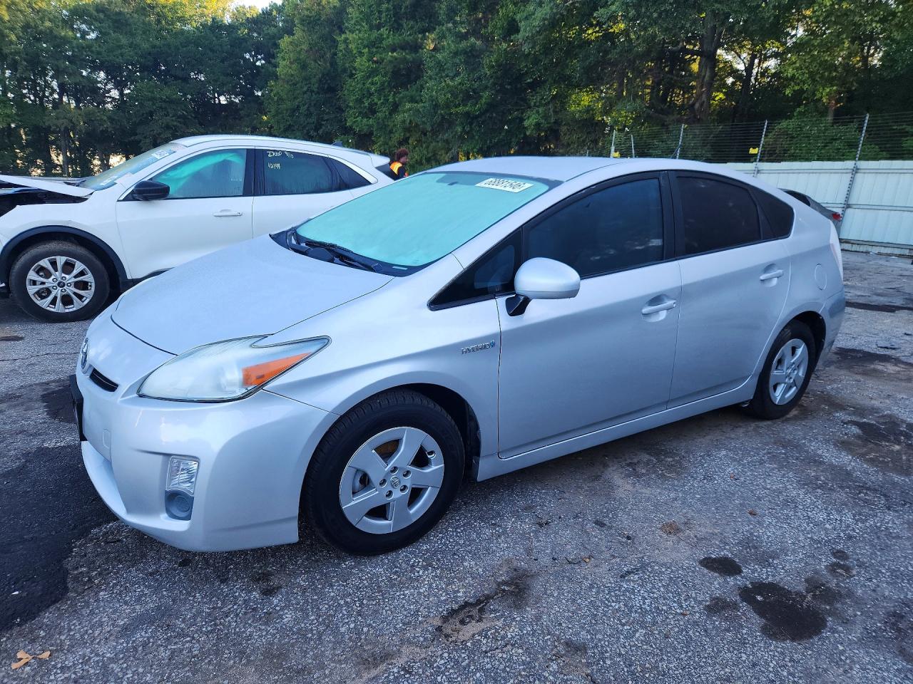 2010 Toyota Prius Ii Silver vin: JTDKN3DU2A1013613
