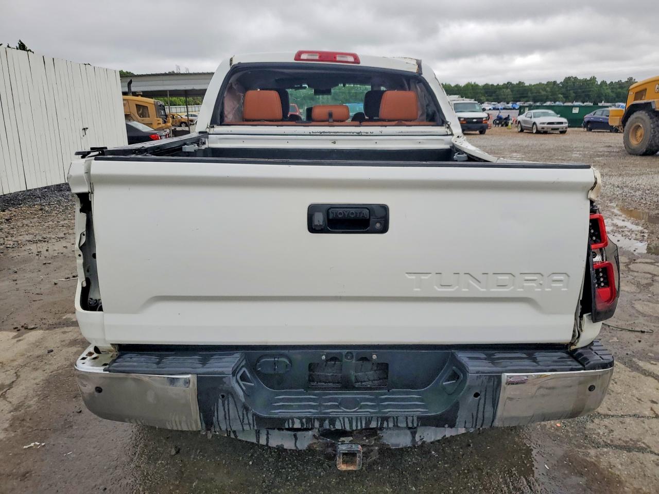 2014 Toyota Tundra Crewmax Platinum Белый vin: 5TFAY5F19EX364099