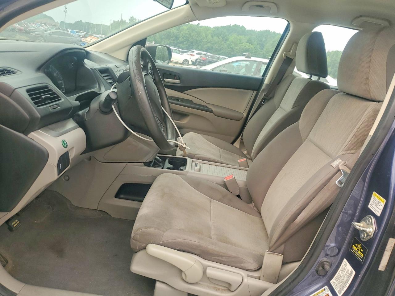 2013 Honda Cr-v Lx Blue vin: 5J6RM4H37DL012713