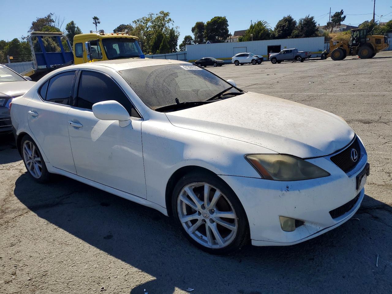 2007 Lexus Is 250 White vin: JTHBK262272030993