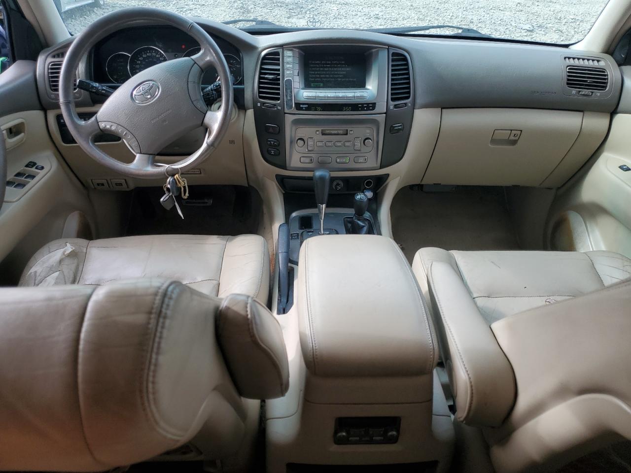 2003 Toyota Land Cruiser Blue vin: JTEHT05J232044467