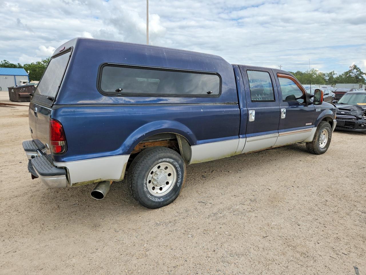 2003 Ford F350 Srw Super Duty Blue vin: 1FTSW30P43EC53691
