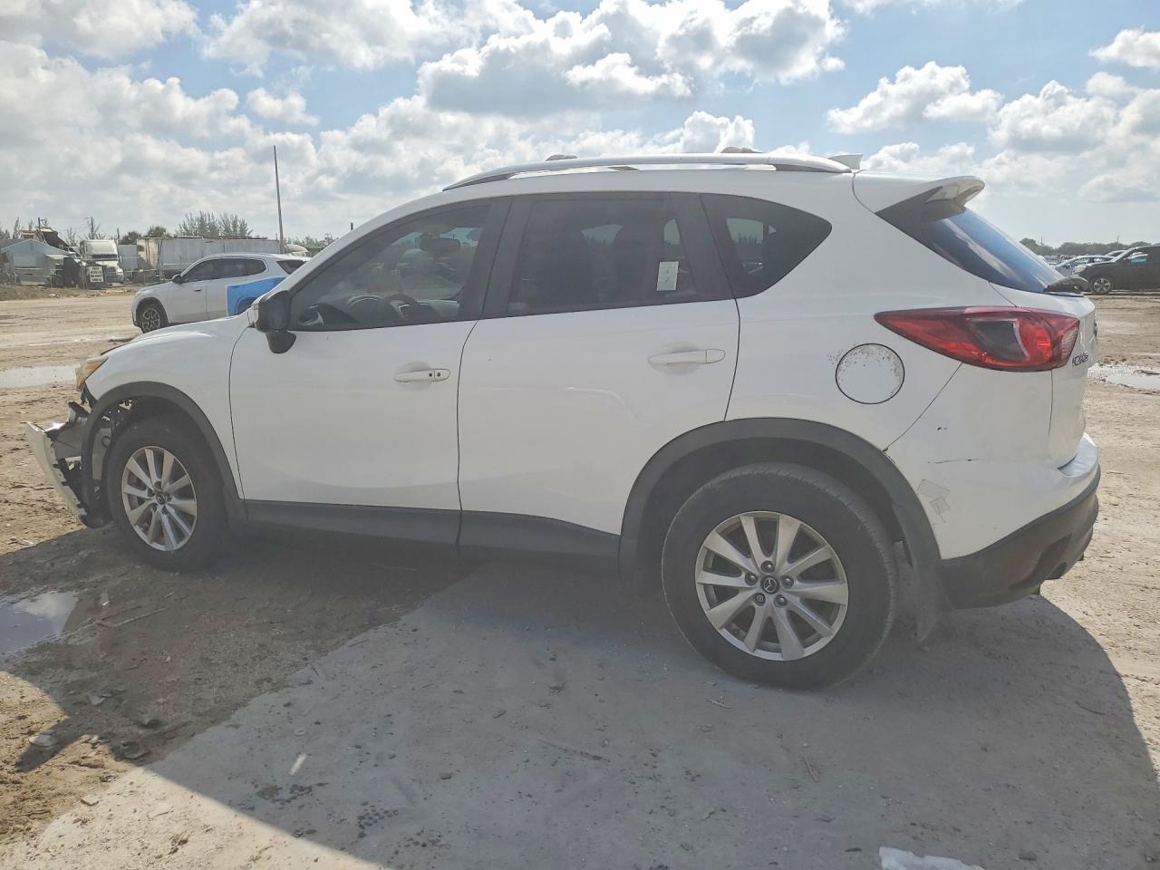 2015 Mazda Cx-5 Touring White vin: JM3KE2CY6F0501062