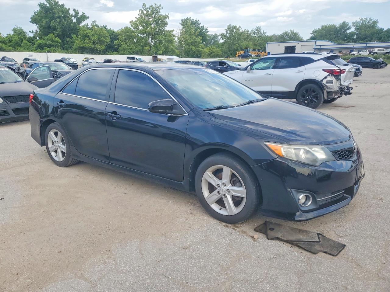 2012 Toyota Camry Se Black vin: 4T1BF1FK6CU133621