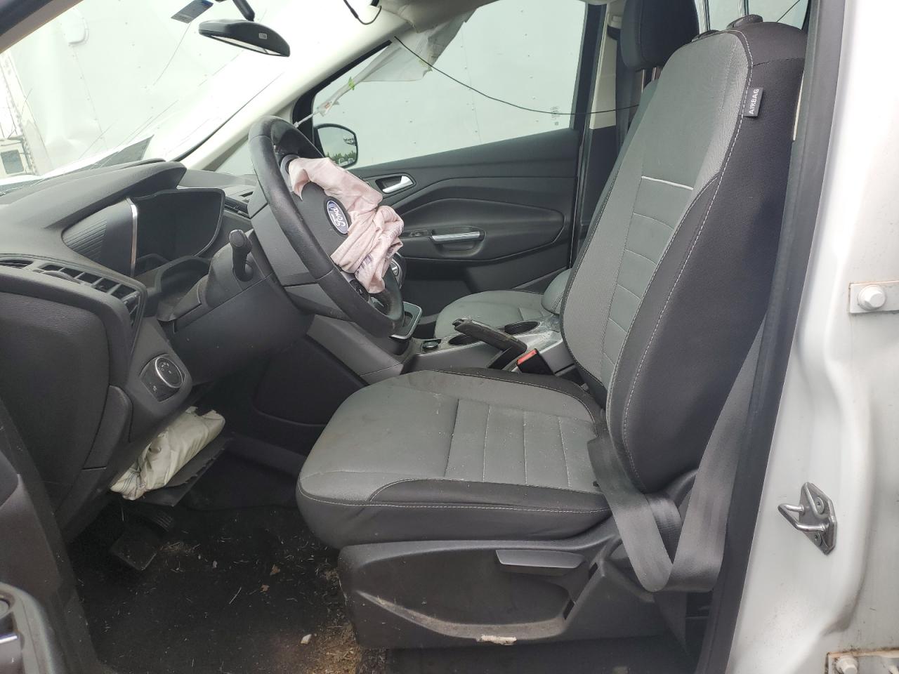 2015 Ford C-max Se White vin: 1FADP5AU0FL123595
