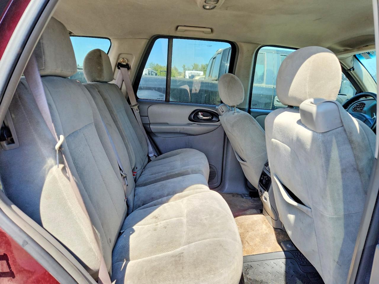 2006 Chevrolet Trailblazer Ls Burgundy vin: 1GNDT13S762110687