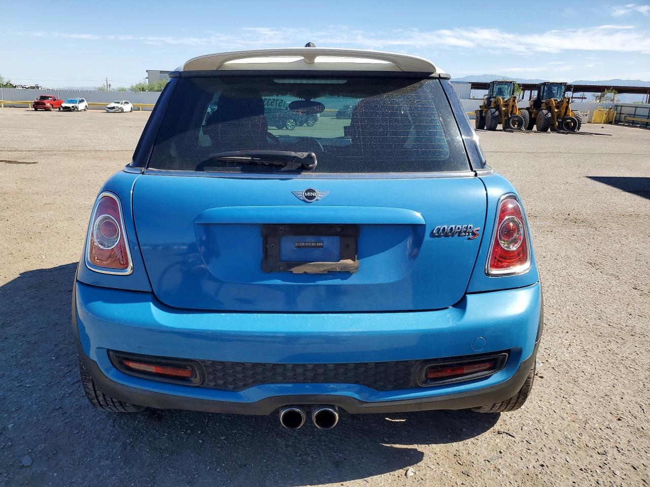 2013 Mini Cooper S Синий vin: WMWSV3C53DT477302
