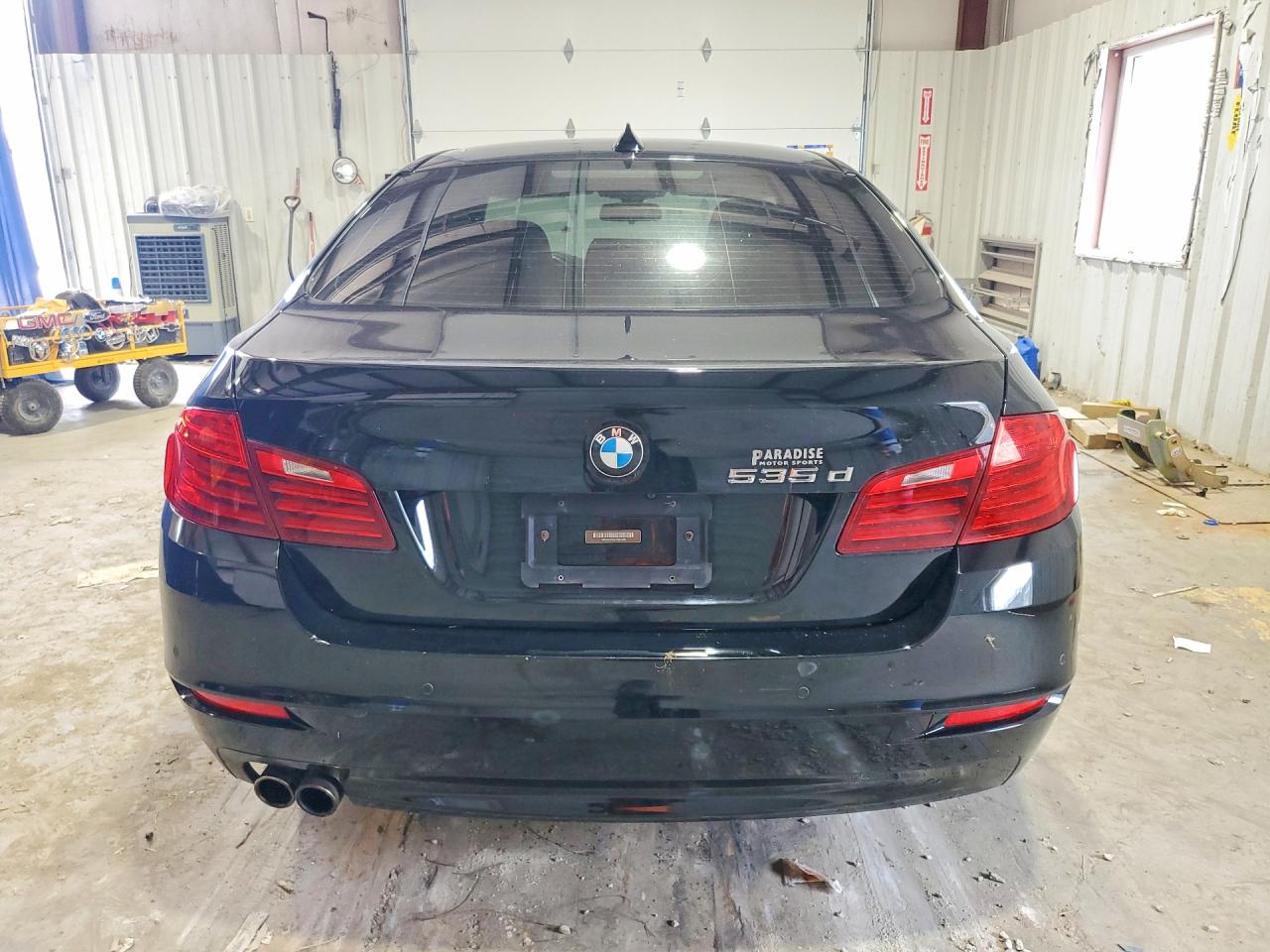 2015 Bmw 535 D Black vin: WBAXA5C58FD691566