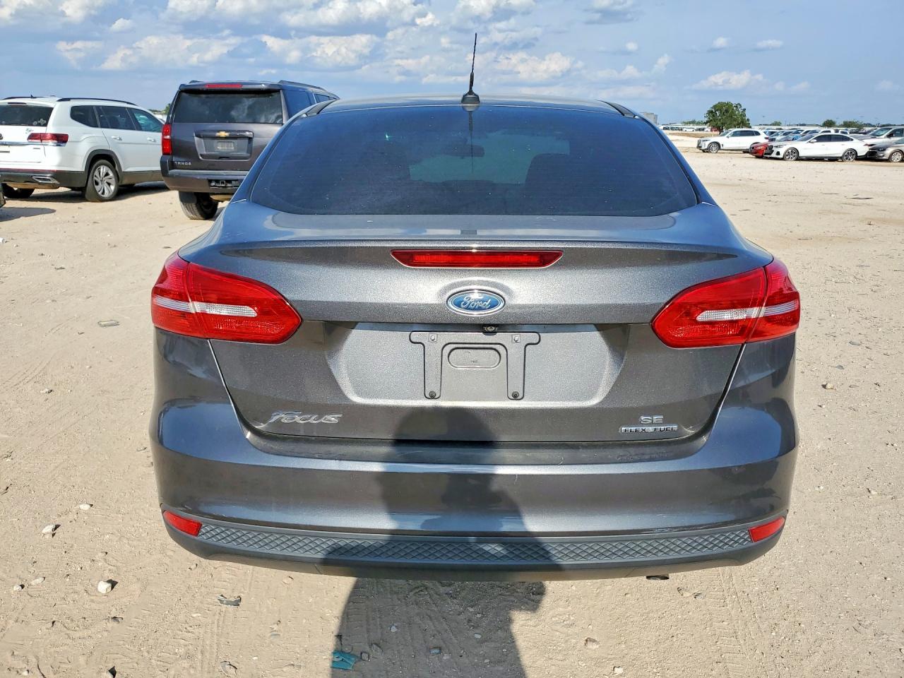 2015 Ford Focus Se Gray vin: 1FADP3F24FL348016