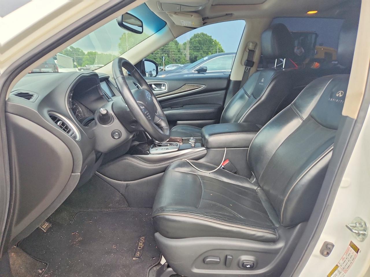 2014 Infiniti Qx60 Base White vin: 5N1AL0MM8EC508839