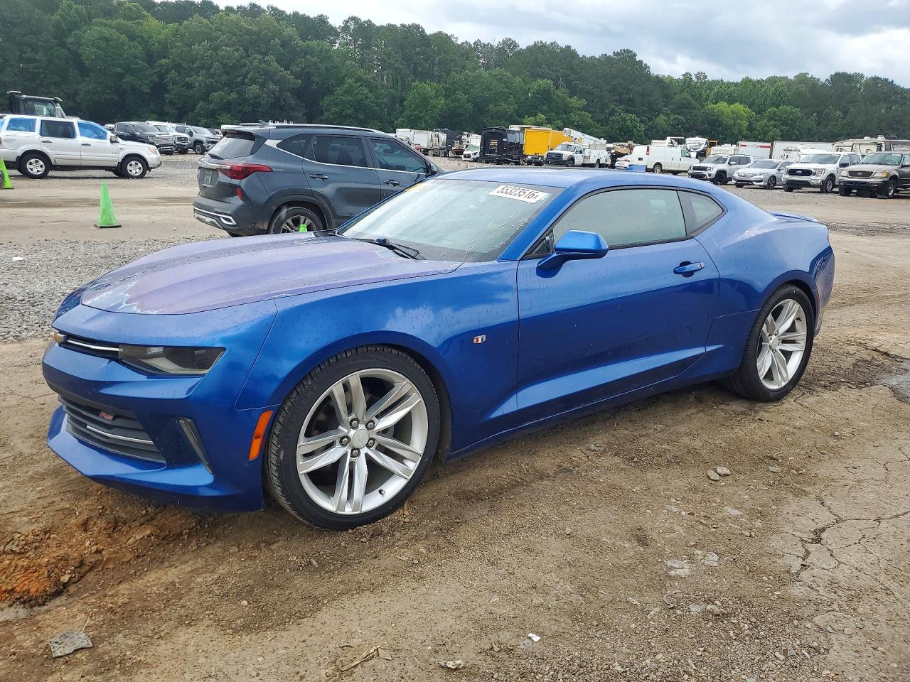 2016 Chevrolet Camaro Lt Синий vin: 1G1FD1RS4G0176450