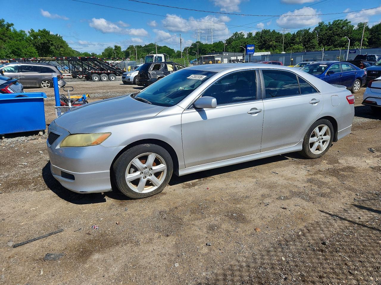 2008 Toyota Camry Se Серебряный vin: 4T1BE46K58U764887
