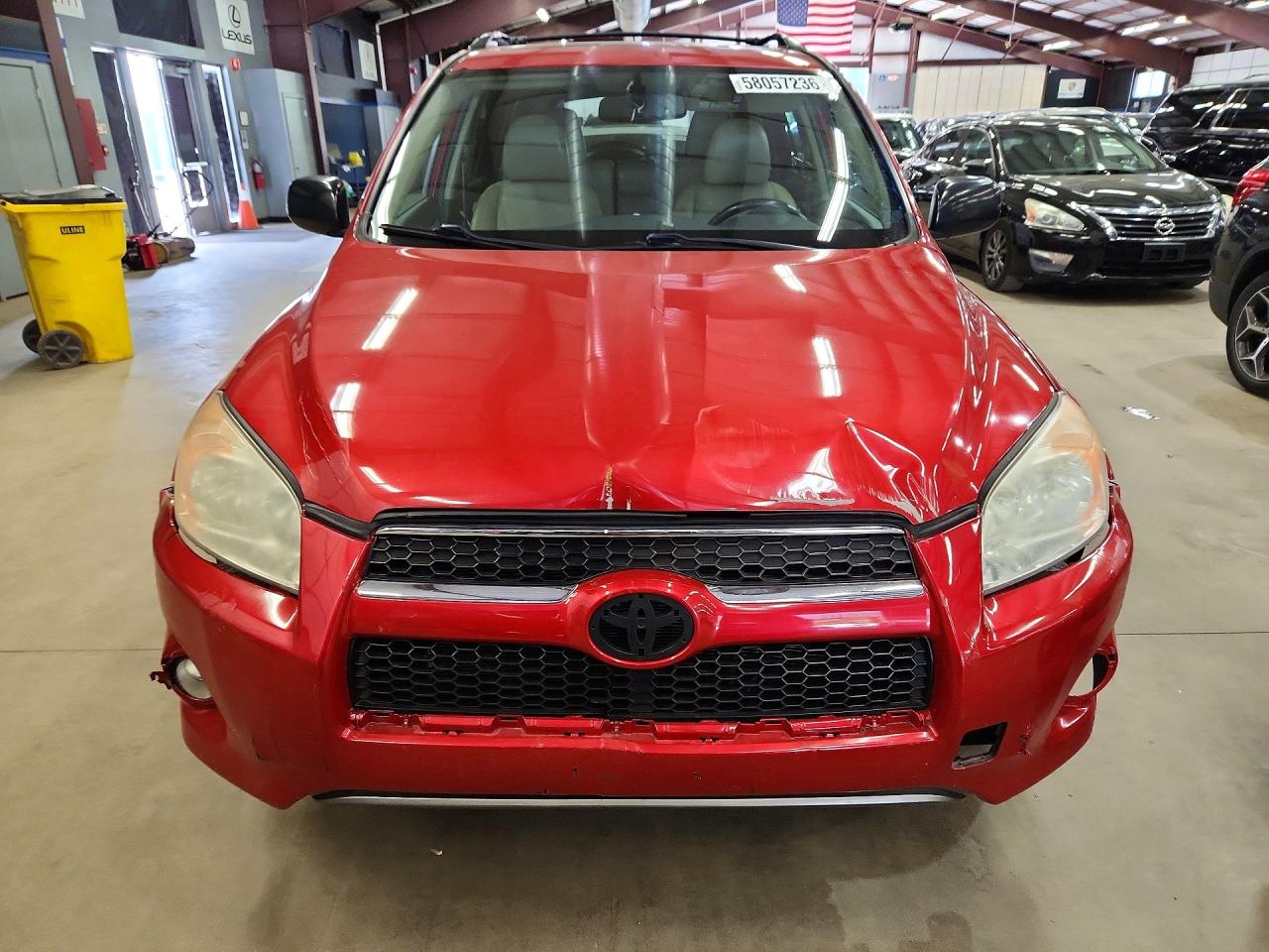 2012 Toyota Rav4 Limited Red vin: 2T3DF4DV2CW257254