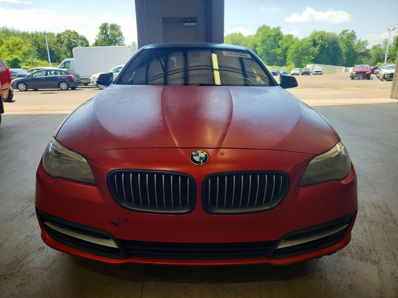 2014 Bmw 528 Xi Red vin: WBA5A7C56ED615362