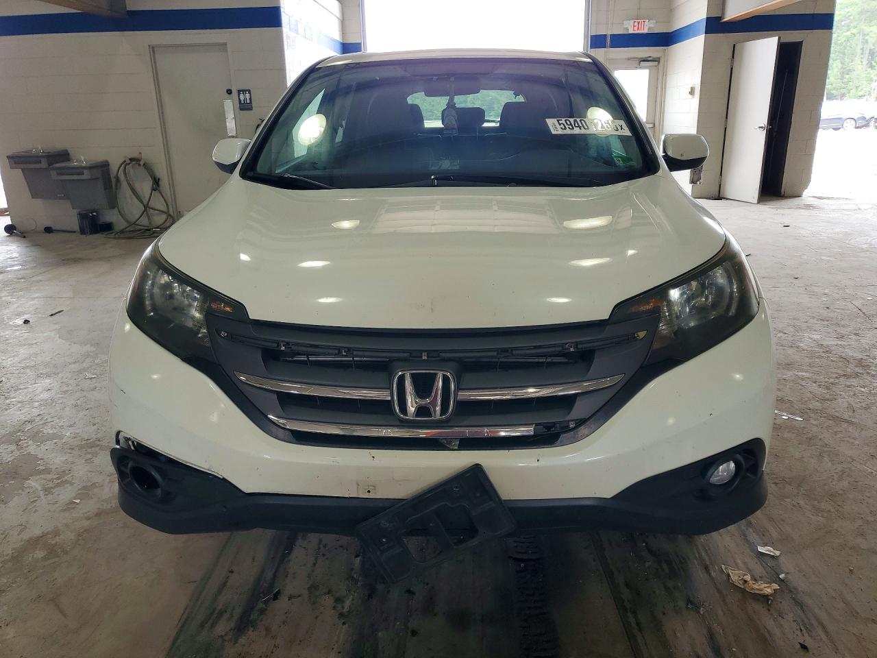 2014 Honda Cr-v Ex White vin: 5J6RM4H5XEL070074