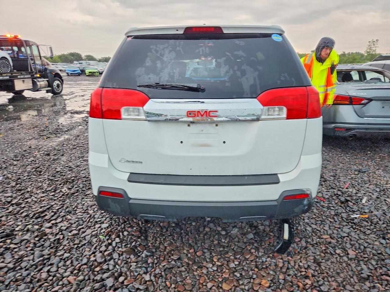2013 Gmc Terrain Sle White vin: 2GKALMEK8D6398069