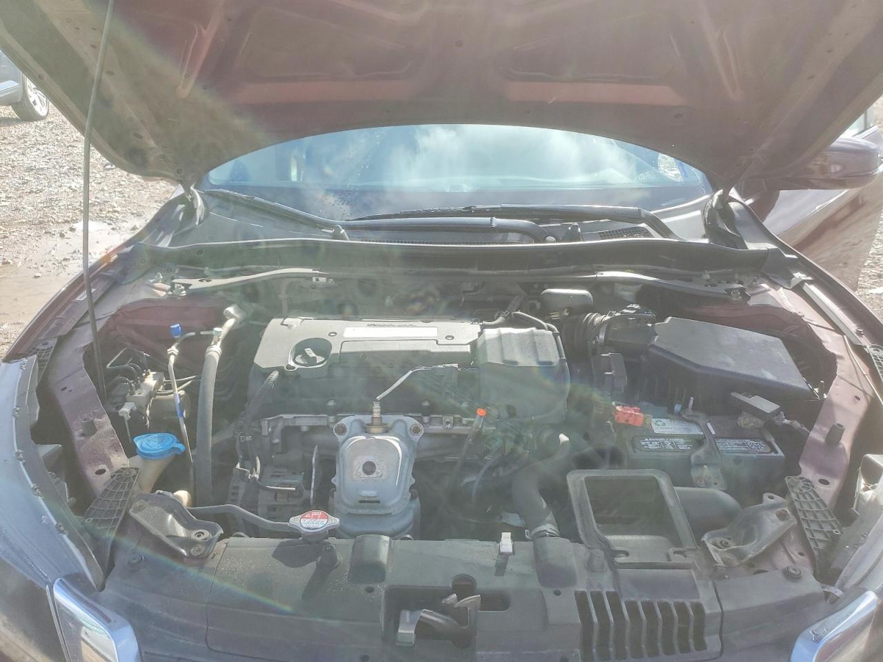 2015 Honda Accord Ex Burgundy vin: 1HGCR2F76FA238541
