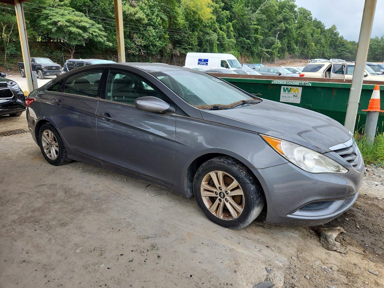 2012 Hyundai Sonata Gls Gray vin: 5NPEB4AC3CH349905