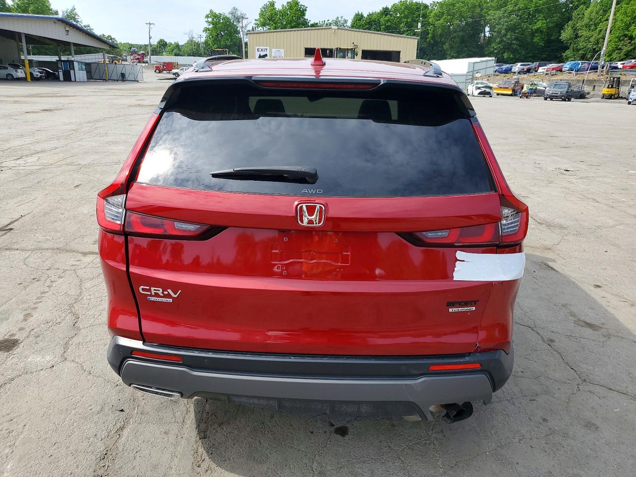 2023 Honda Cr-v Sport Touring Red vin: 5J6RS6H91PL009963