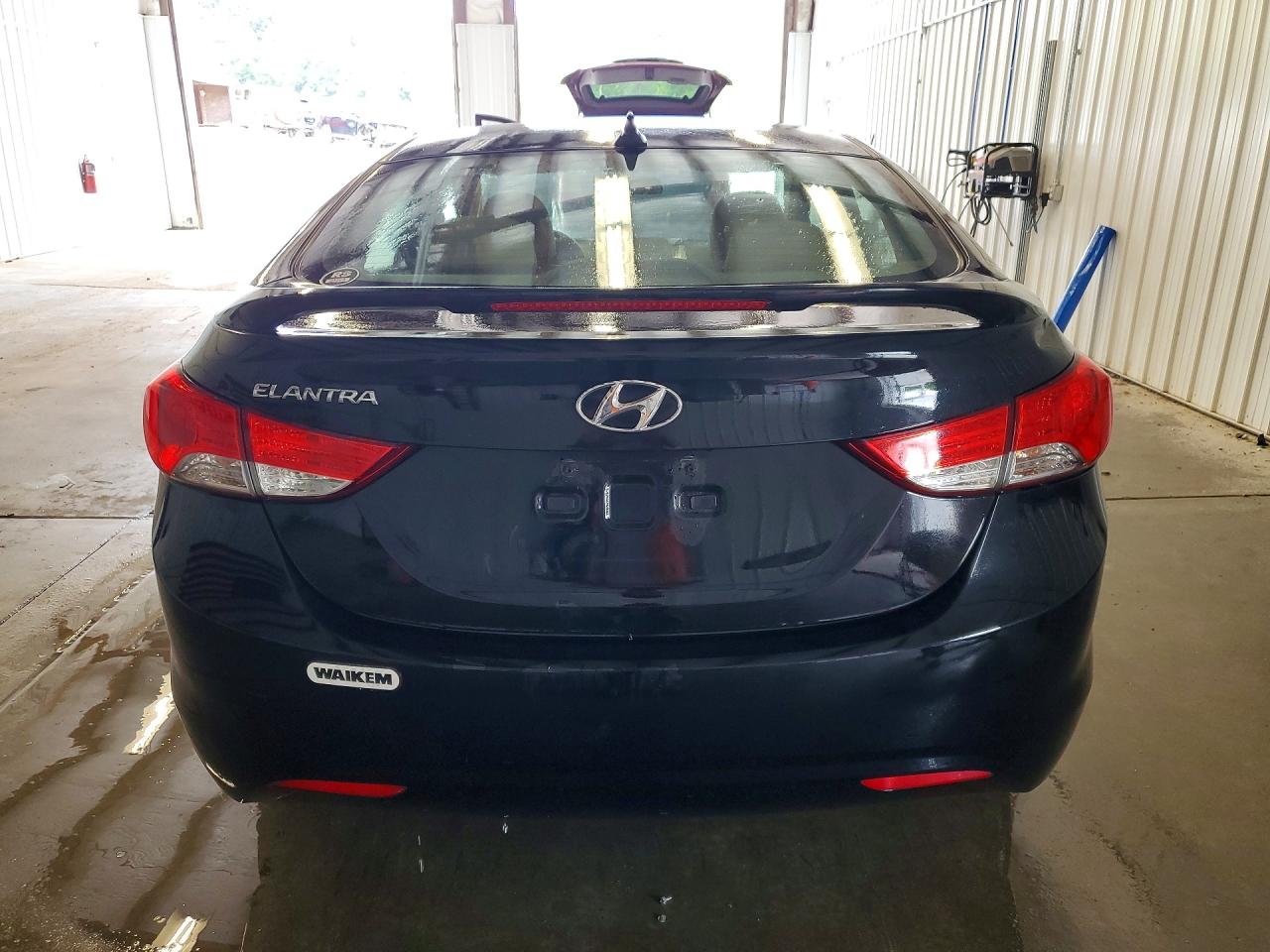 2013 Hyundai Elantra Gls Black vin: 5NPDH4AE6DH348406