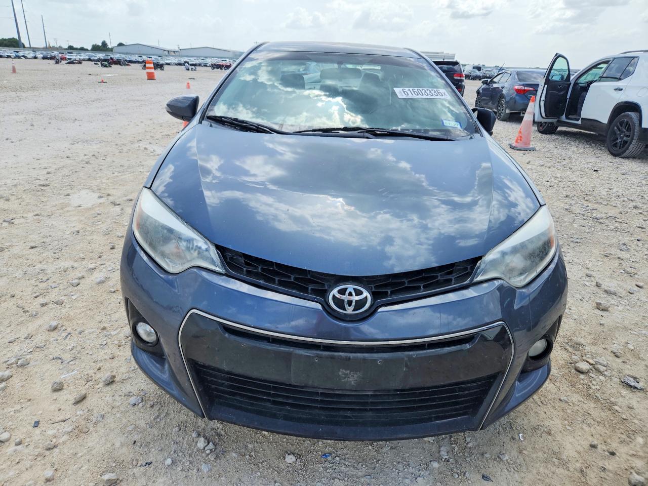 2014 Toyota Corolla S Синий vin: 5YFBURHE9EP134391
