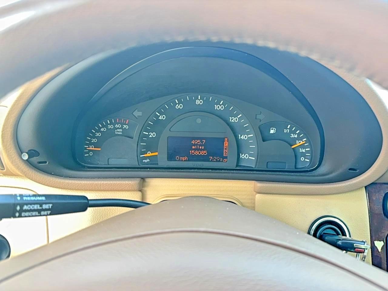 2001 Mercedes-benz C 320 Gold vin: WDBRF64J41F035438