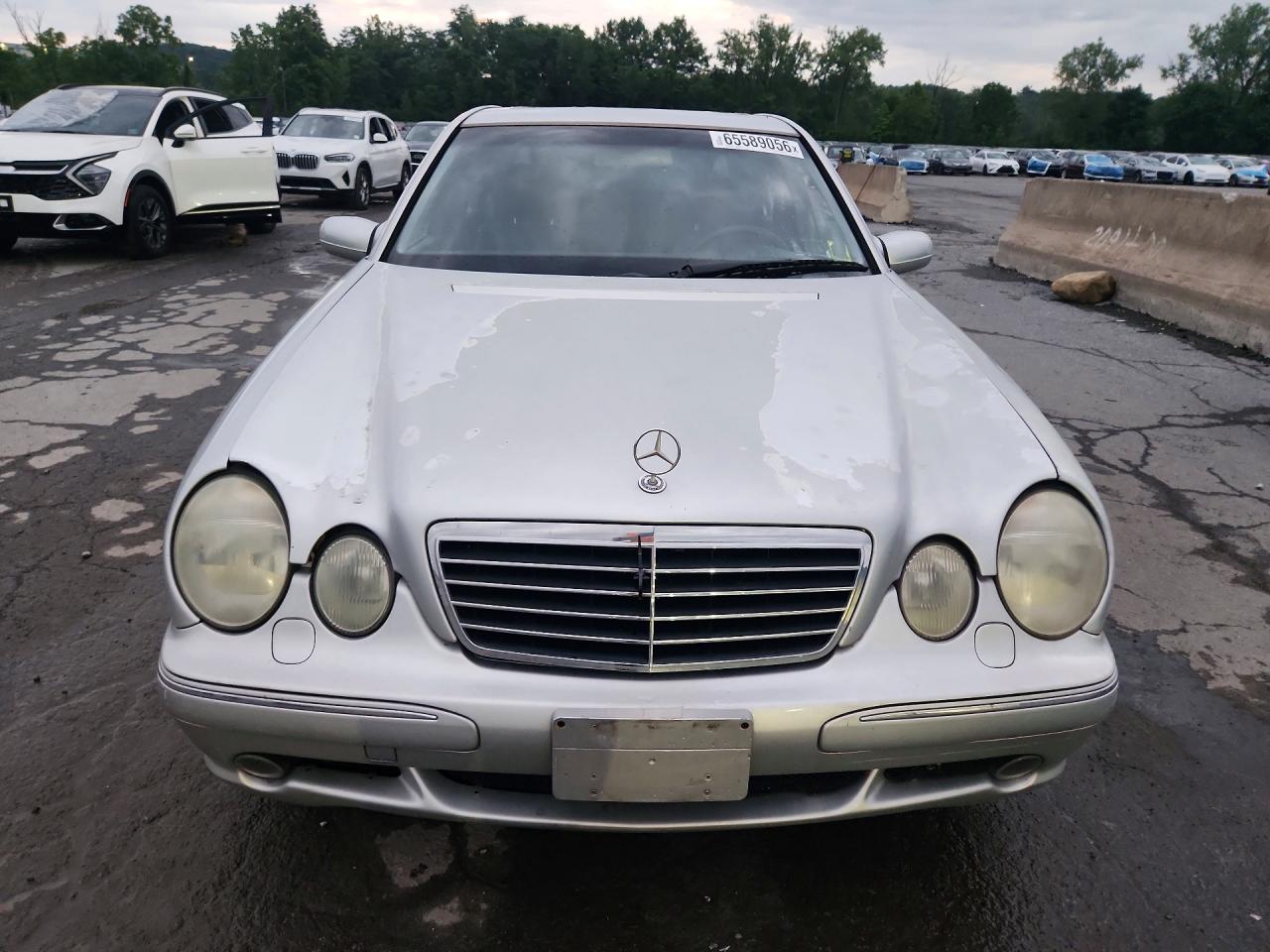 2000 Mercedes-benz E 430 Silver vin: WDBJF70J7YB065964