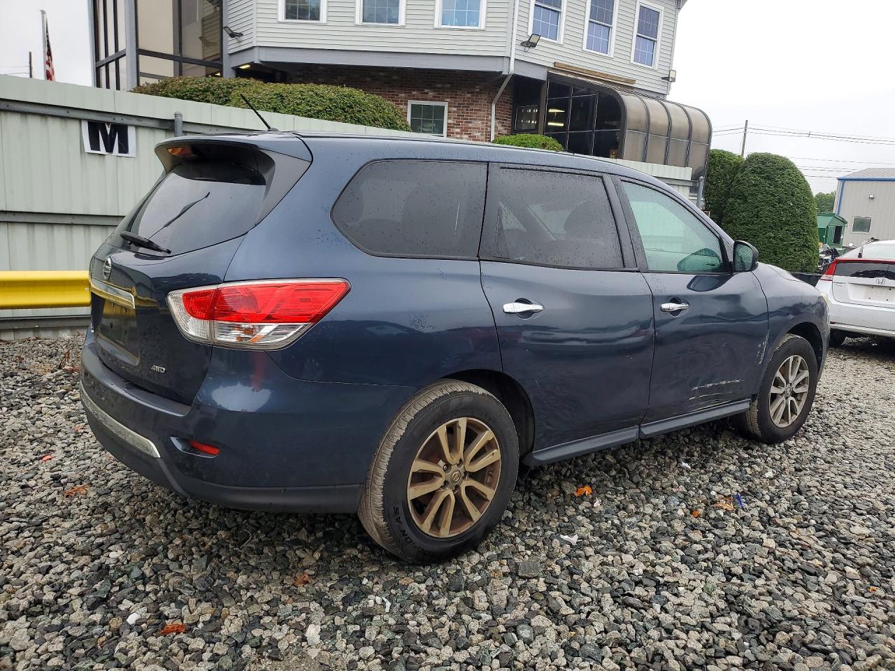 2014 Nissan Pathfinder S Blue vin: 5N1AR2MM7EC730587