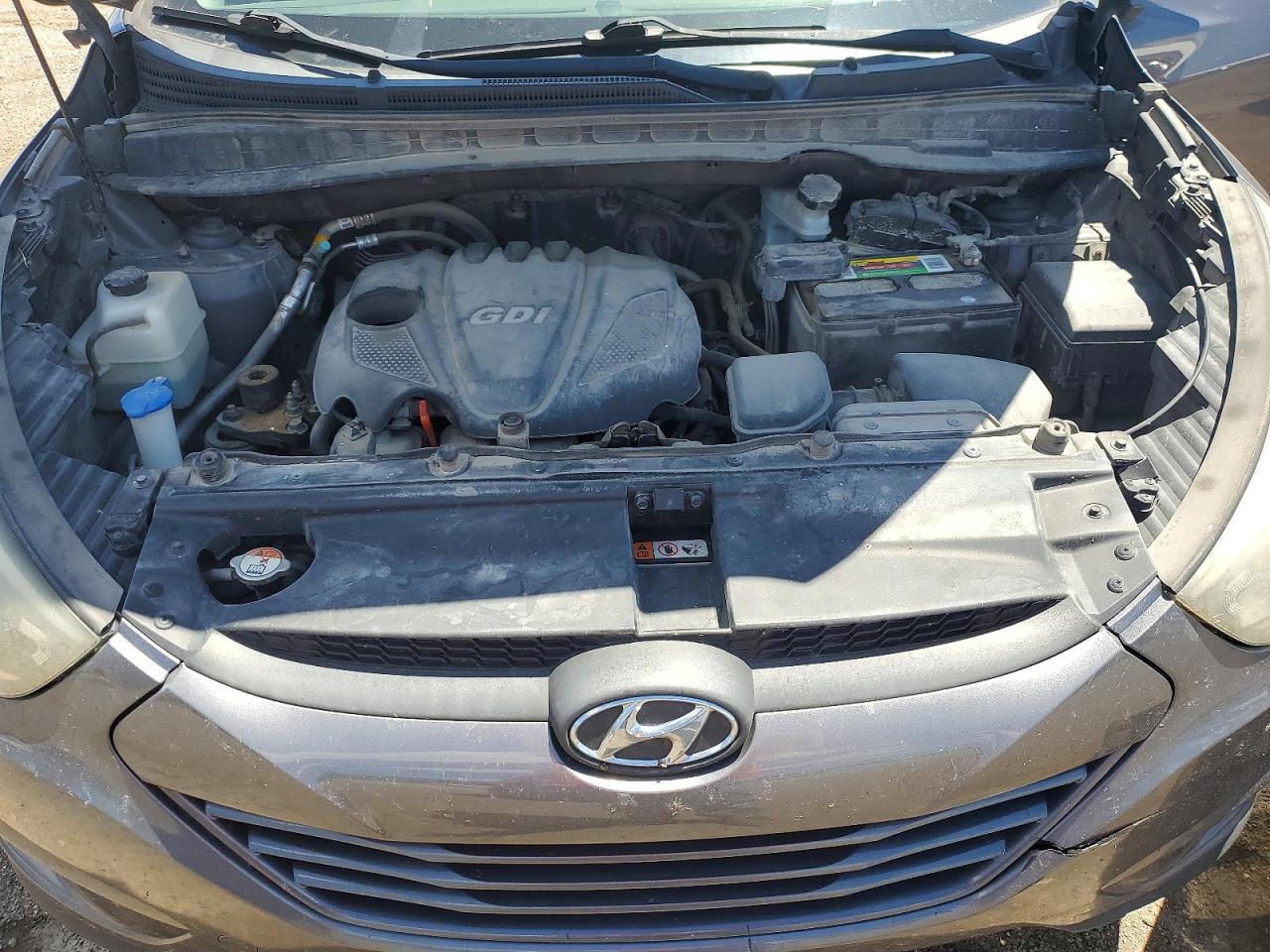 2014 Hyundai Tucson Se Gray vin: KM8JUCAG2EU826642