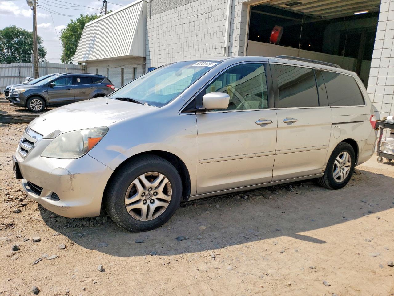 2007 Honda Odyssey Exl Серебряный vin: 5FNRL38657B123166