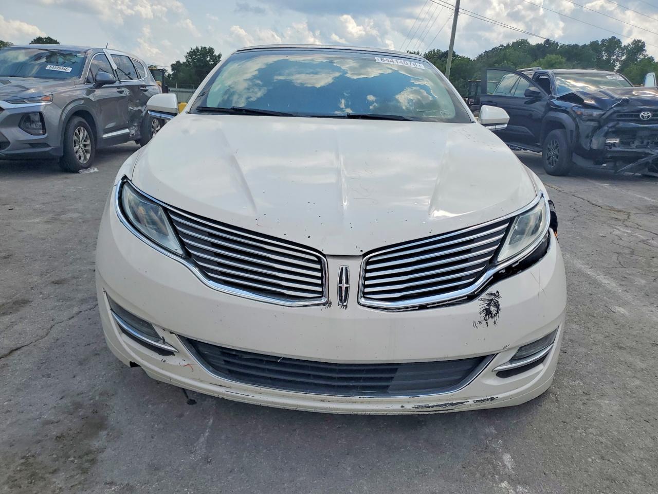 2015 Lincoln Mkz White vin: 3LN6L2J94FR617707