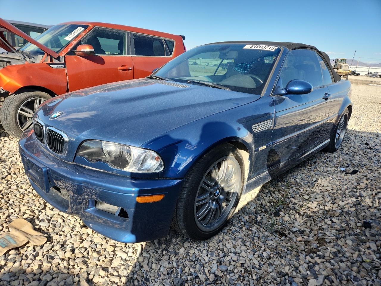 2006 Bmw M3 Синий vin: WBSBR93466PK10600